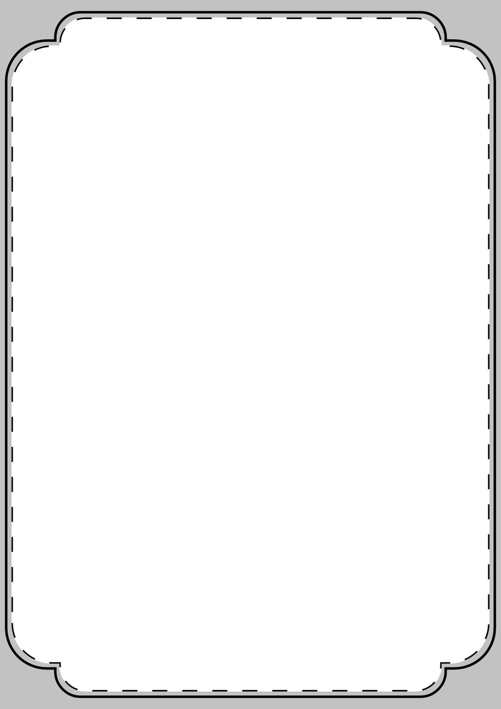Back of the custom dog birthday card, left blank for a handwritten note