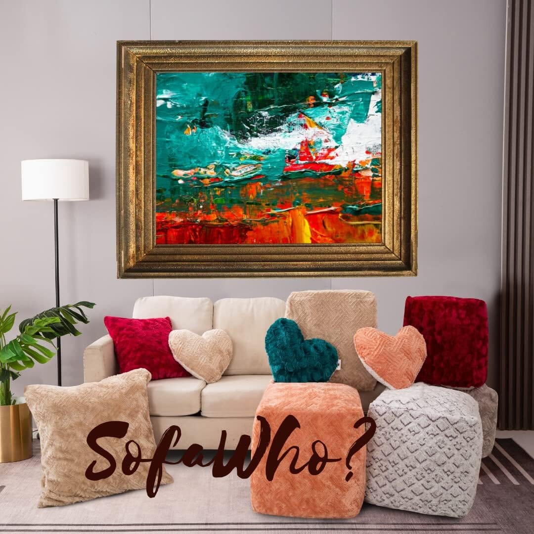Champagne Heart Sherpa Pillow