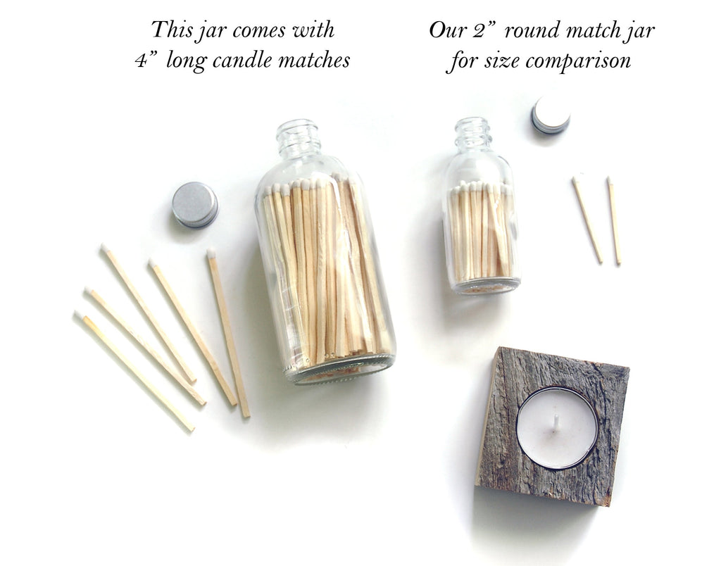 Blush Pink Candle Match Jar