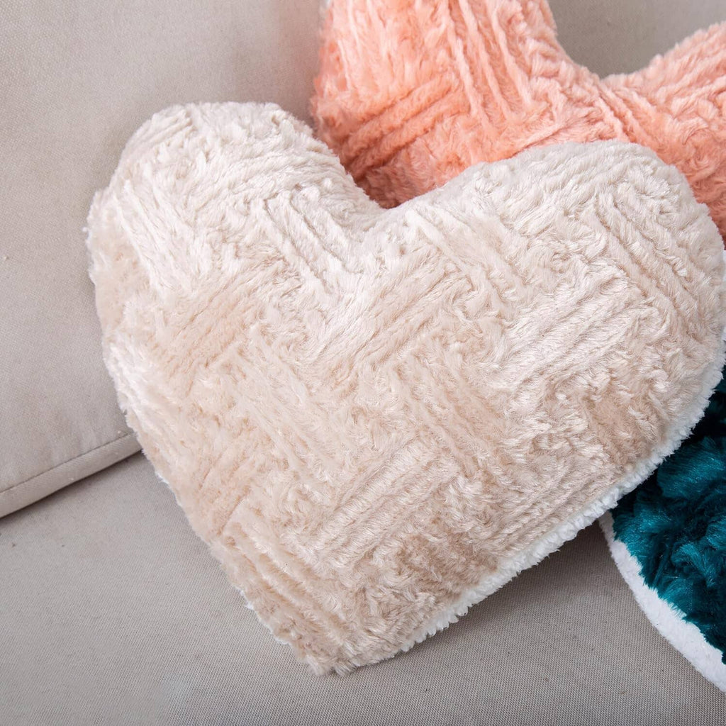 Champagne Heart Sherpa Pillow