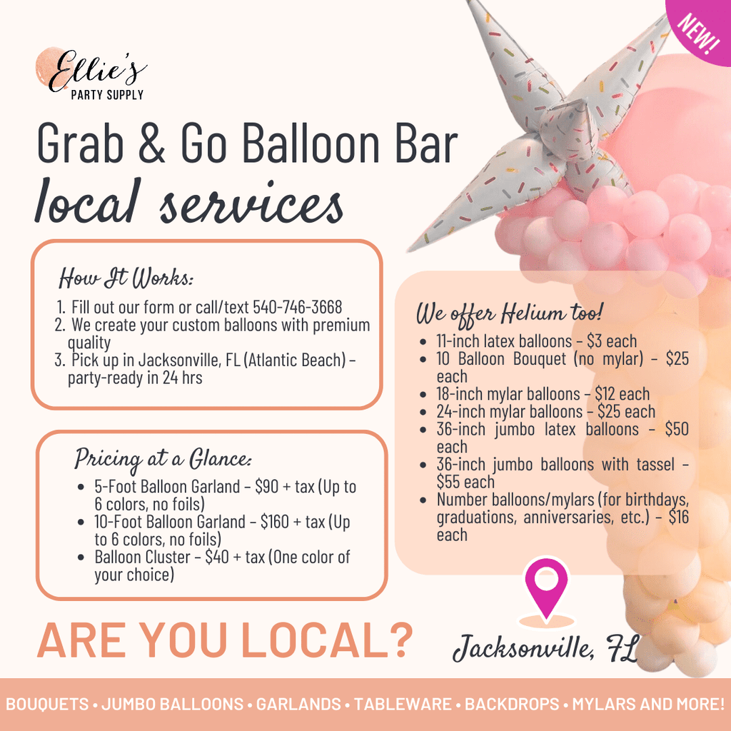 DIY Pastel Blue Tassel Tail Kit | Paper Fringe Garland & Balloon Decor