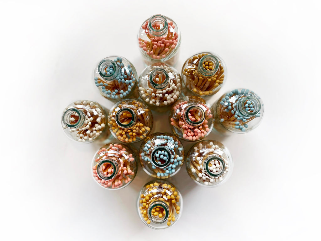 Blush Pink Candle Match Jar