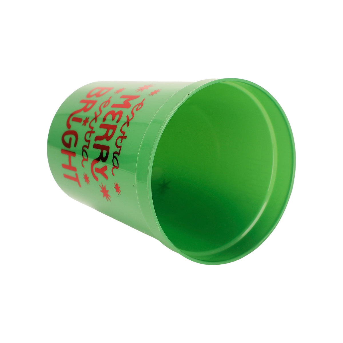 Merry & Bright Reusable Holiday Cups — Set of 8