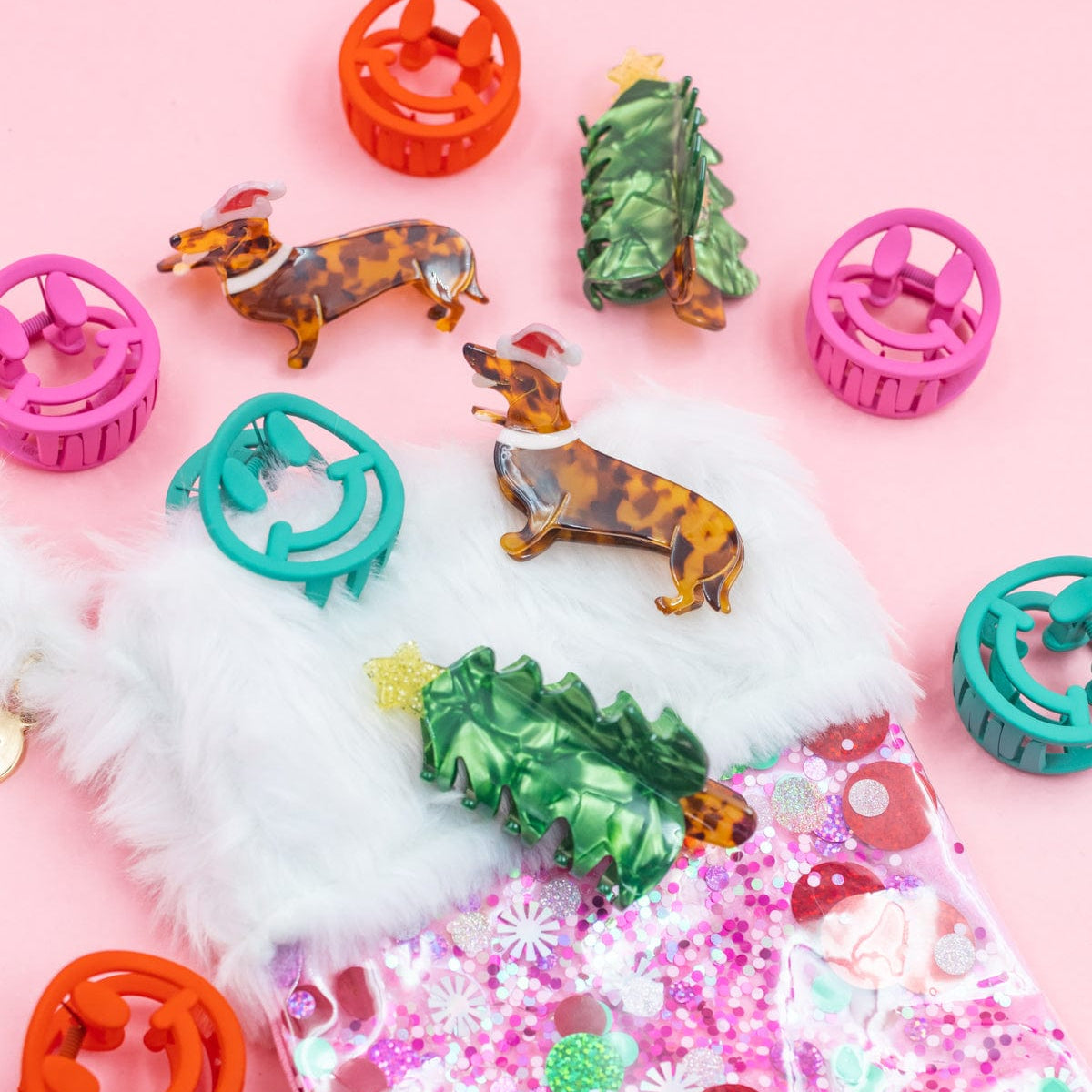 Santa Paws Holiday Hair Claw