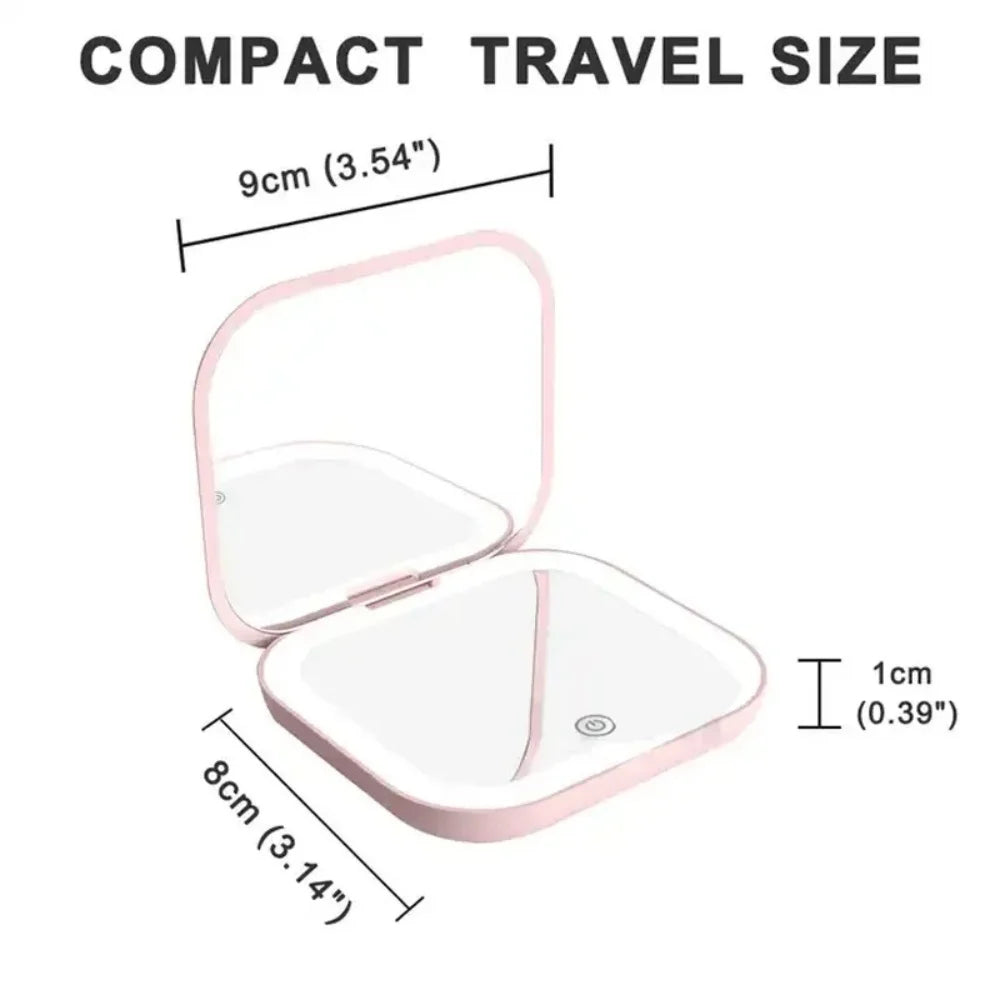Mini LED Compact Makeup Mirror