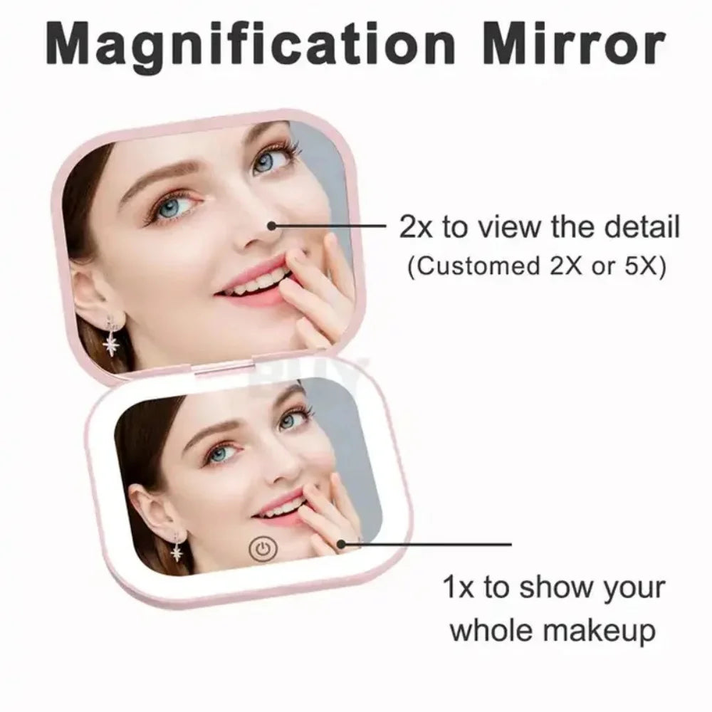 Mini LED Compact Makeup Mirror