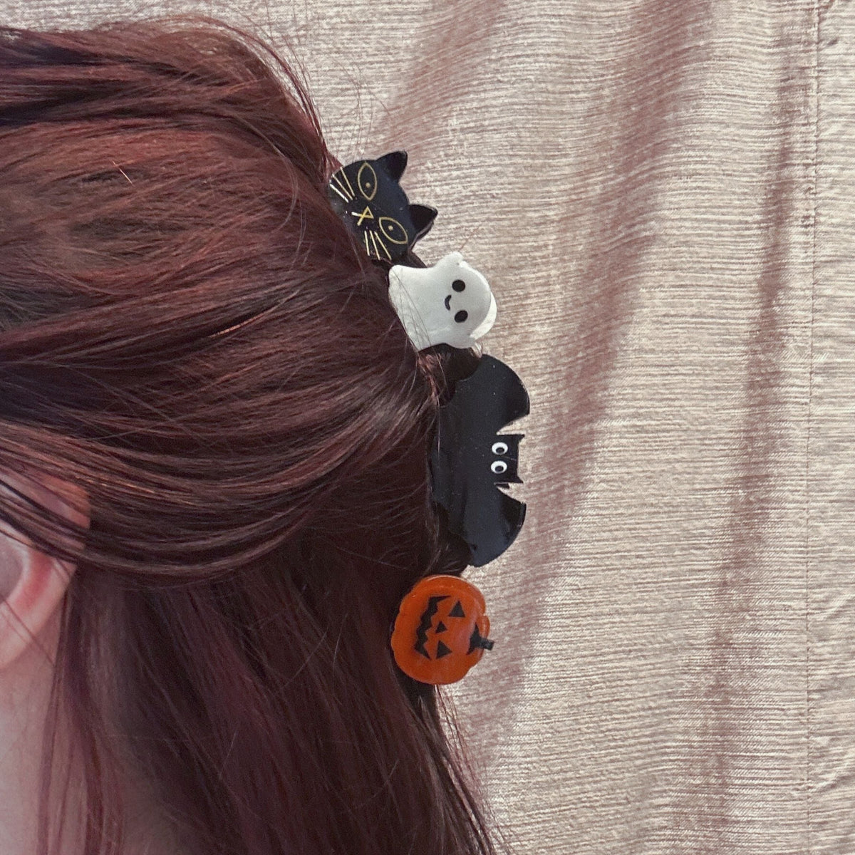 Spooky Mini Velvet Hair Claws — Set of 4