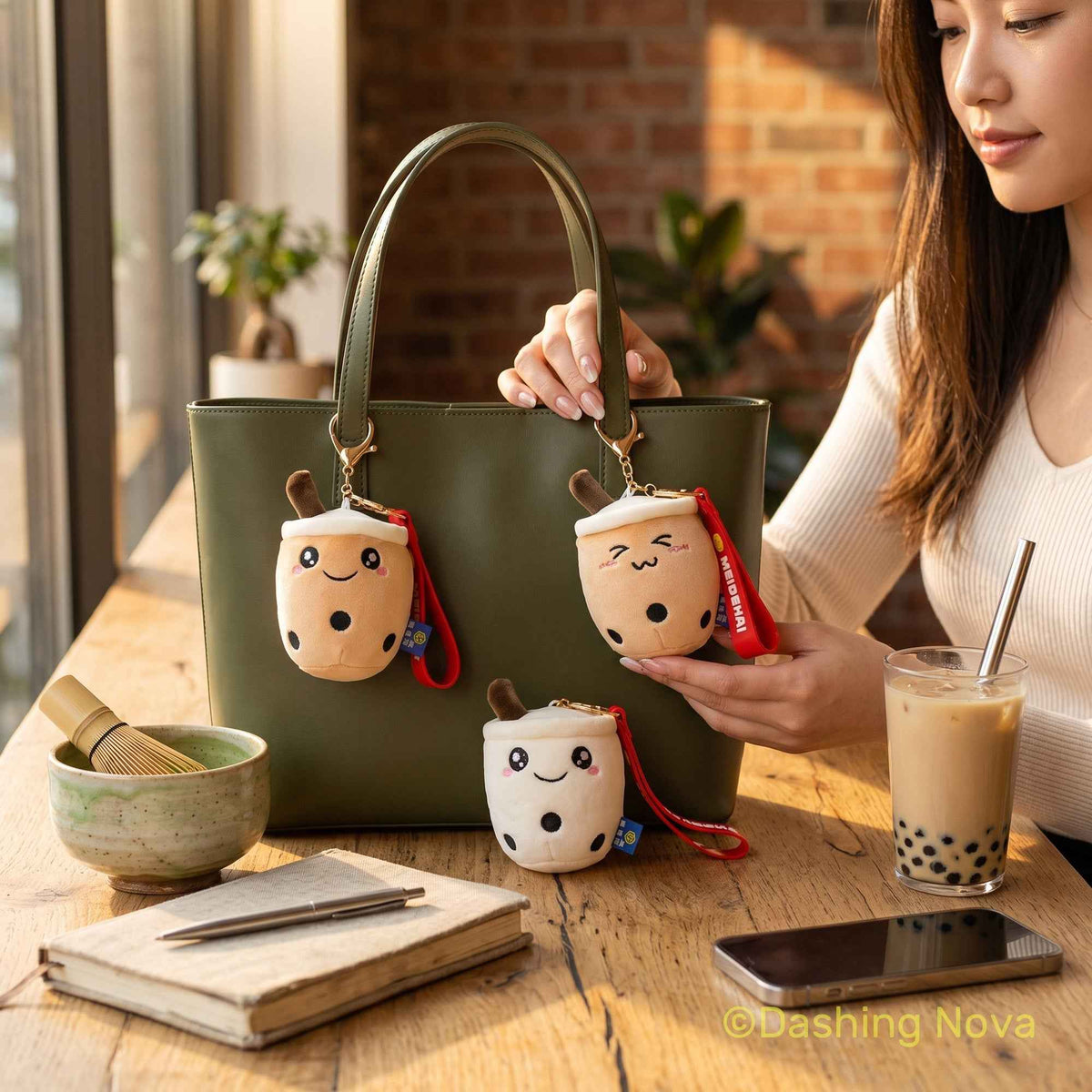 Boba Bag Charms — Set of 3